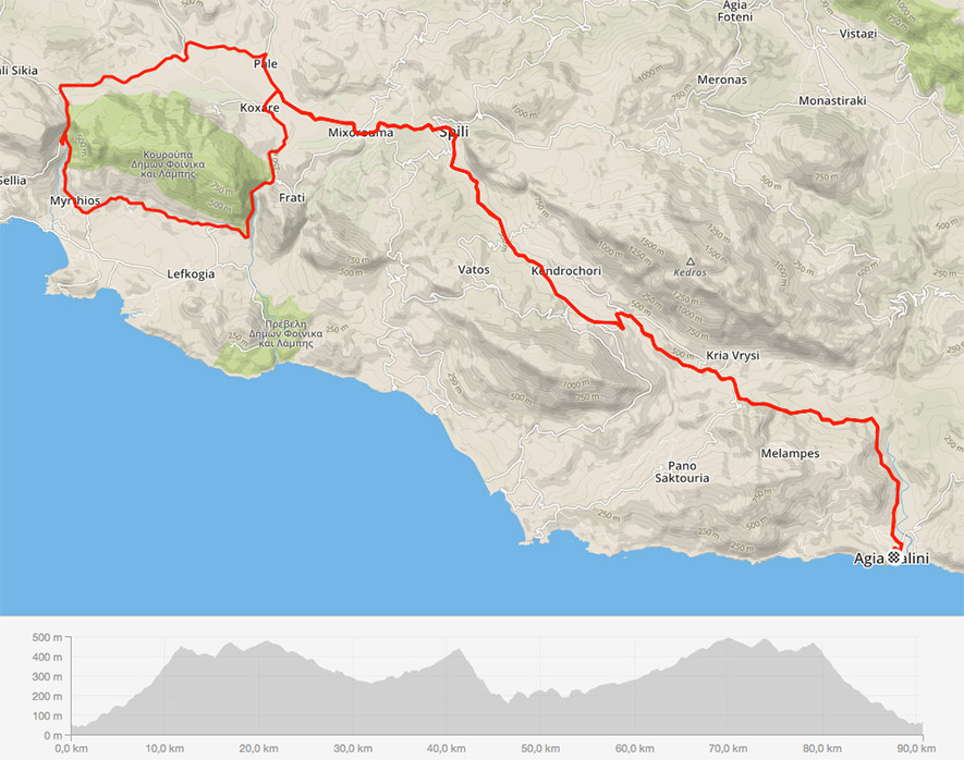 Tour Canyon crete cycling