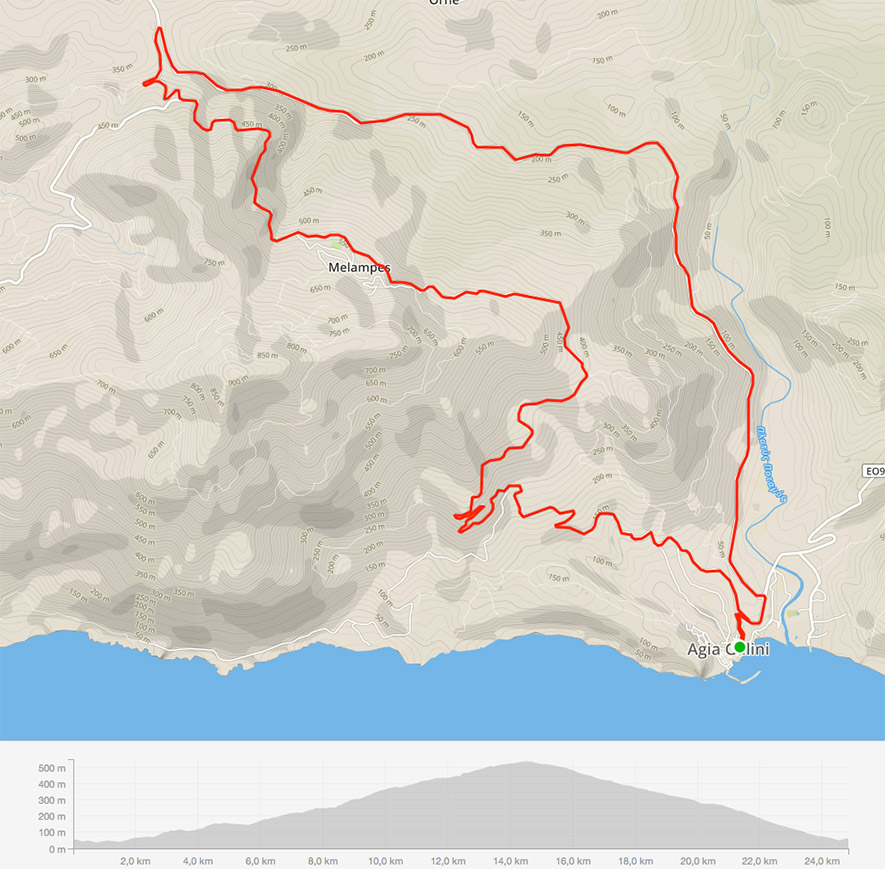 Tour Melambres crete cycling