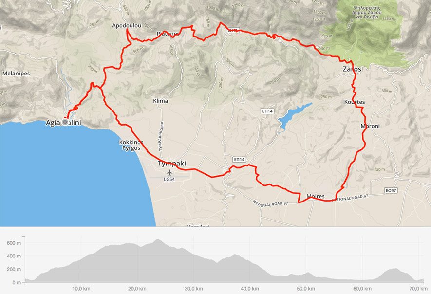 Tour Zaros crete cycling