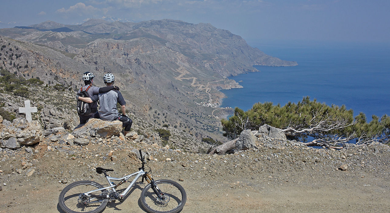 crete cycling mountainbike tour, cretan sports cycling, mtb tour